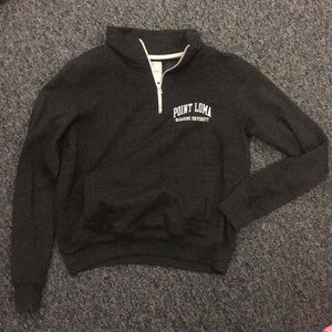 Point Loma quarter zip up sweatshirt